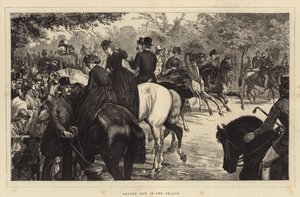Rotten Row in der Saison von Basil Bradley